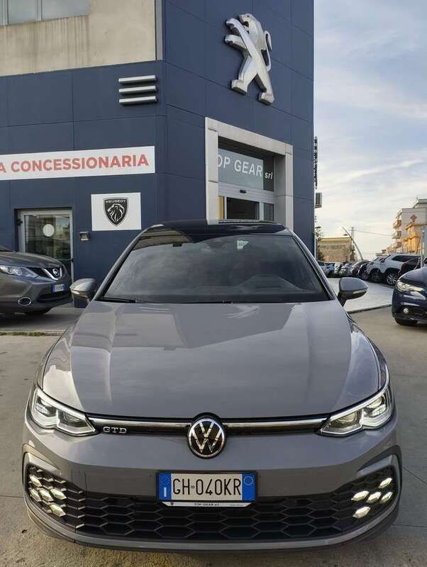 Usata VW Golf VIII GTD 200 CV (147 kW) 2020 Grigio Berlina