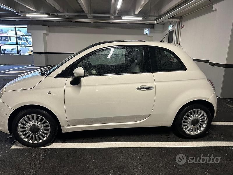 Usata Fiat 500 2009 Bianco Cabrio