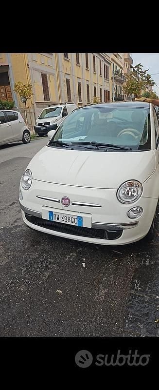 Usata Fiat 500 Lounge 69 CV (50 kW) 2009 Bianco Berlina