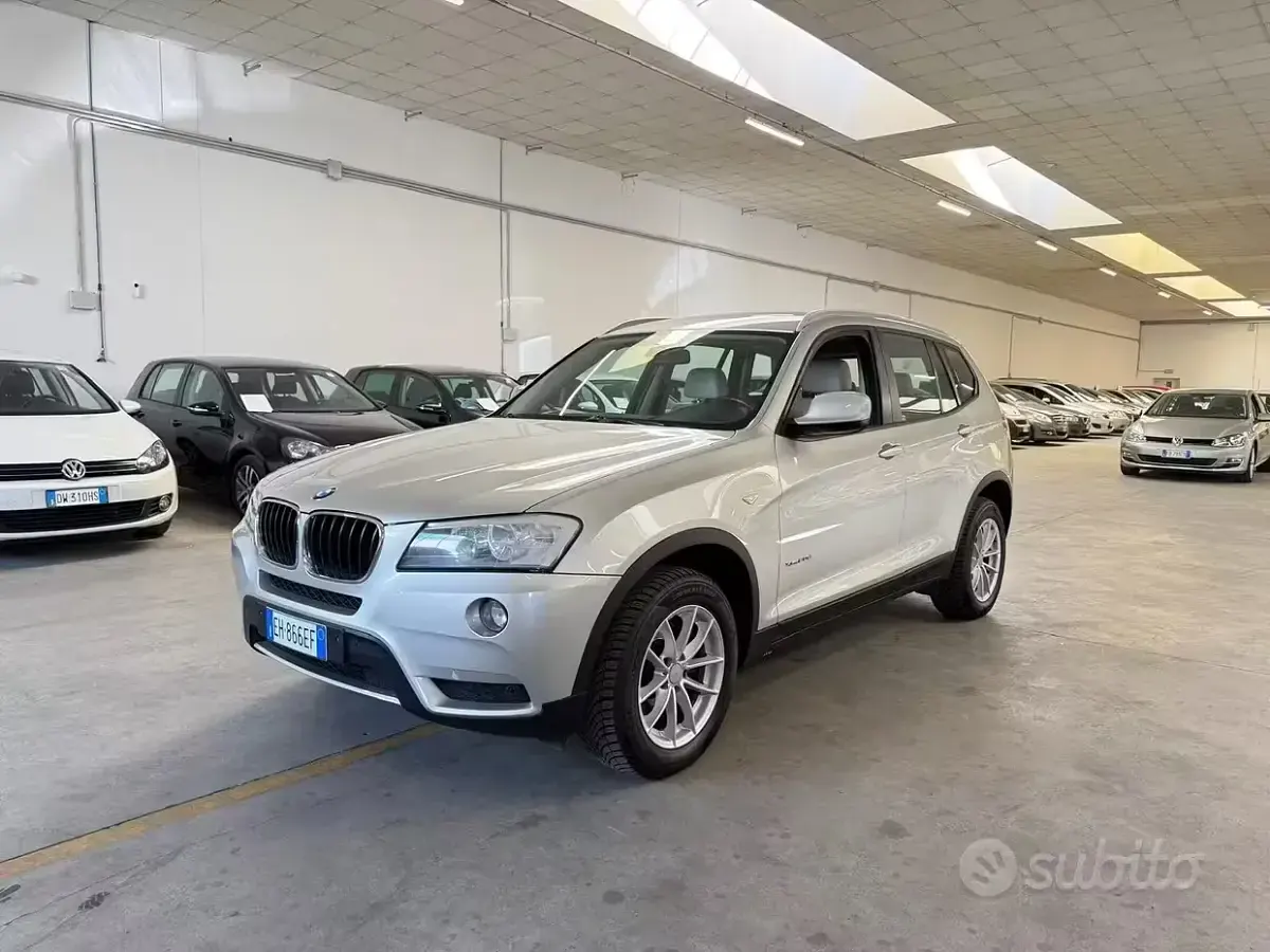 Usata BMW X3 Efficient Dynamics 184 CV (135 kW) 2011 Grigio SUV