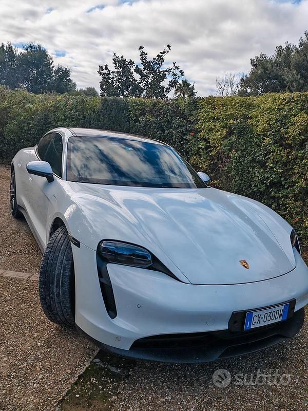 Usata Porsche Taycan 4S 400 kW (544 CV) 2021 Bianco Berlina
