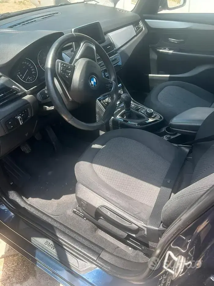 Usata BMW 216 Active Tourer Efficient Dynamics 116 CV (85 kW) 2014 Blu Monovolume