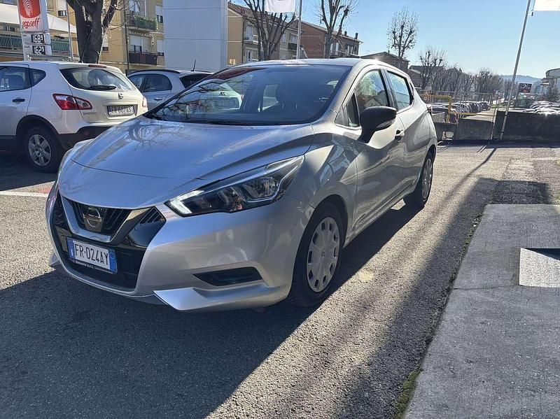 Usata Nissan Micra Visia 90 CV (66 kW) 2018 Argento Utilitaria