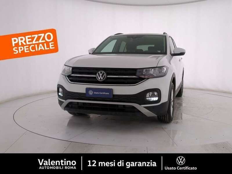 Bianco Usata 2023 VW T-Cross Style SUV | 18.450 € (Buon prezzo) - Immagine 1/4