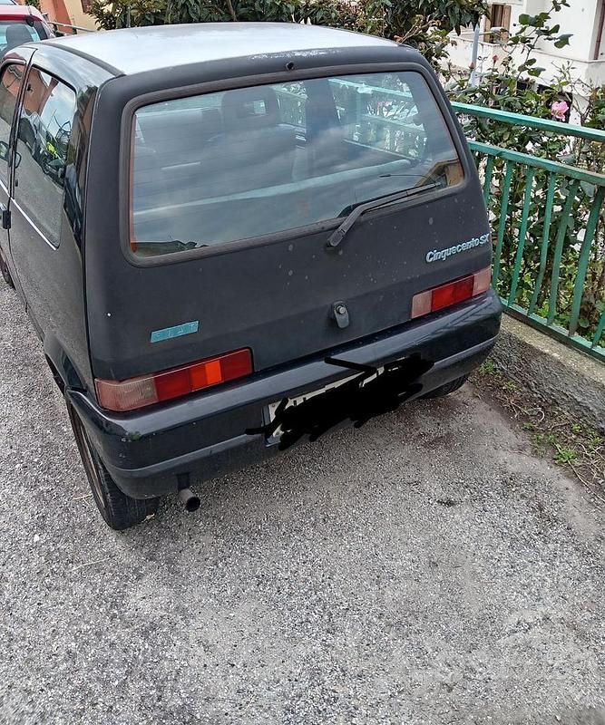 Usata Fiat 500 1997 Nero Utilitaria