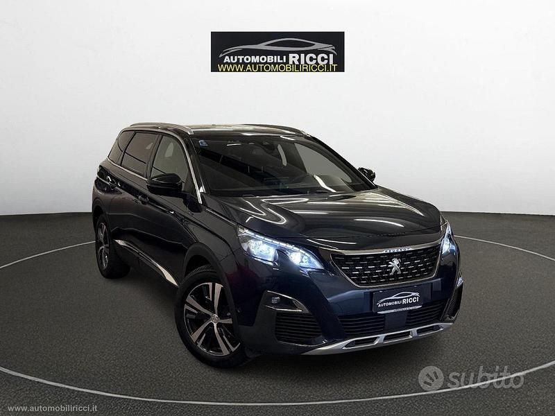 Usata Peugeot 5008 GT-line 131 CV (96 kW) 2018 Blu Monovolume