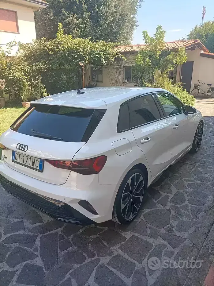 Usata Audi A3 S-Line 150 CV (110 kW) 2024 Bianco Berlina