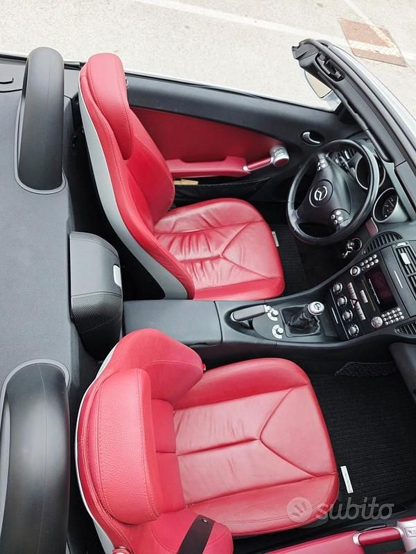 Usata Mercedes SLK200 163 CV (119 kW) 2004 Grigio Cabrio
