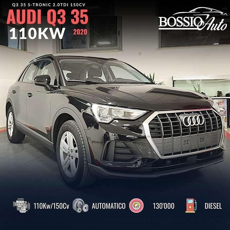 Usata Audi Q3 Ambiente 150 CV (110 kW) 2020 Nero SUV