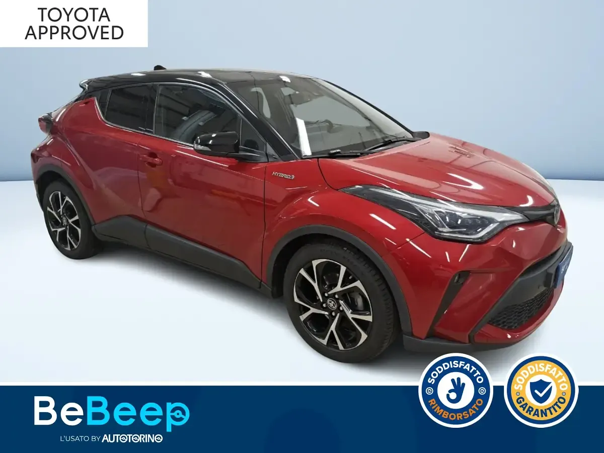 Usata Toyota C-HR Trend 122 CV (89 kW) 2020 Rosso metallizzato SUV