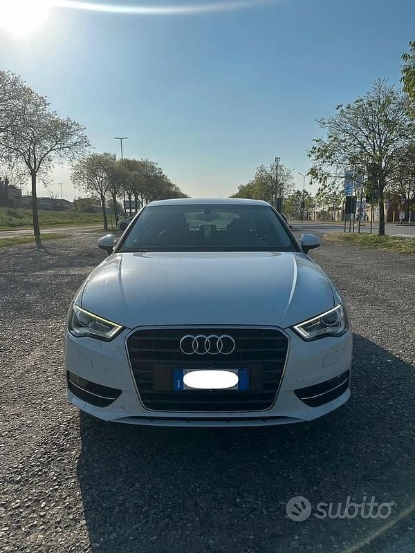 Usata Audi A3 Ambition 150 CV (110 kW) 2014 Bianco Berlina