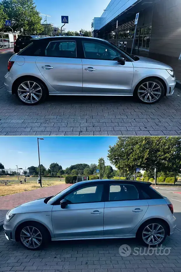 Usata Audi A1 Sportback S-Line 90 CV (66 kW) 2014 Grigio Utilitaria