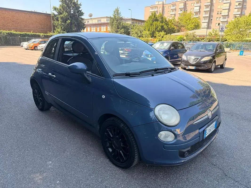 Usata Fiat 500 86 CV (63 kW) 2011 Blu/azzurro Utilitaria