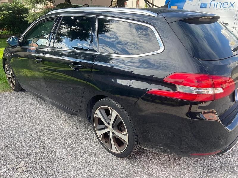 Usata Peugeot 308 SW GT-line 120 CV (88 kW) 2016 Nero Station wagon