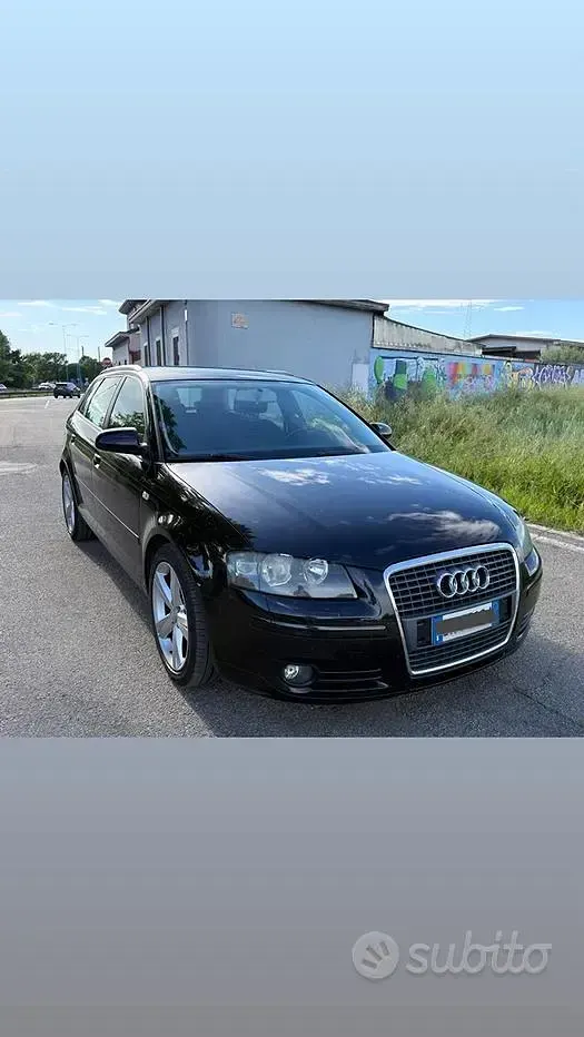 Usata Audi A3 Ambition 105 CV (77 kW) 2007 Nero Utilitaria