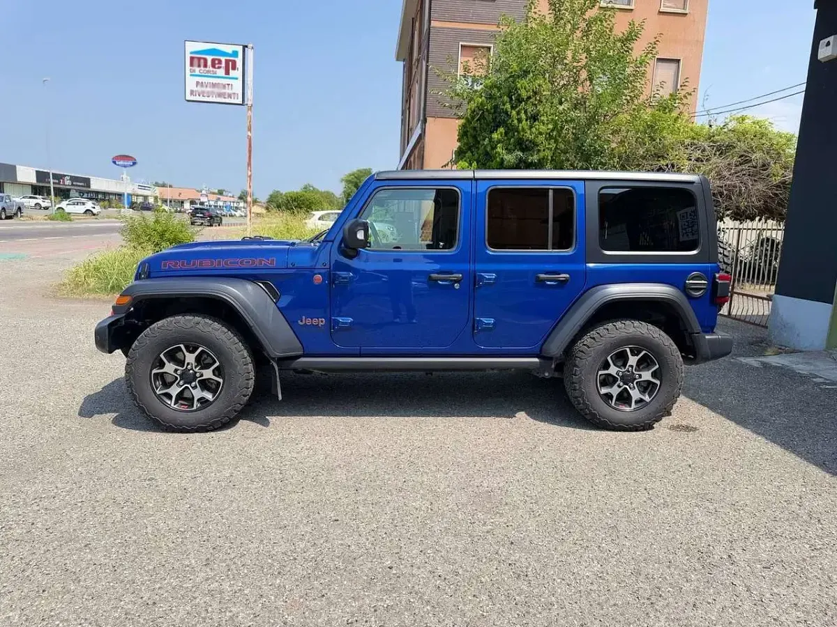 Usata Jeep Wrangler Rubicon 200 CV (147 kW) 2020 Blu/azzurro SUV