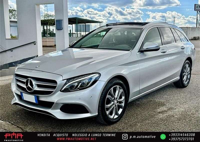 Usata Mercedes C200 Premium 135 CV (99 kW) 2016 Argento Station wagon