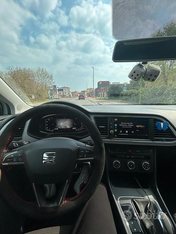 Usata Seat Leon 116 CV (85 kW) 2018 Bianco Station wagon