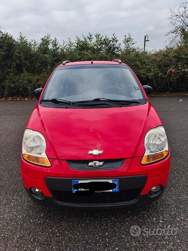 Usata Chevrolet Matiz 52 CV (38 kW) 2009 Rosso Utilitaria
