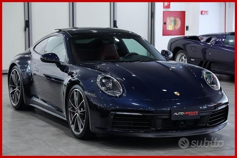 Usata Porsche 992 Chrono 450 CV (330 kW) 2019 Blu Coupé