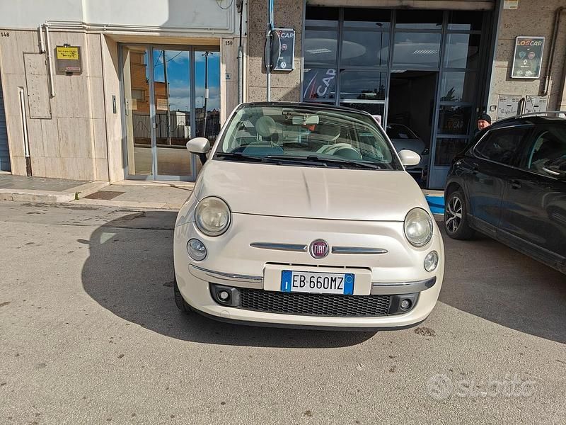 Usata Fiat 500 69 CV (50 kW) 2010 Bianco Berlina