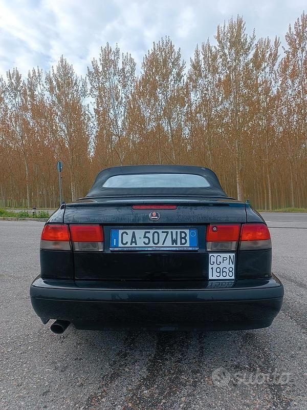 Usata Saab 9-3 Cabriolet 150 CV (110 kW) 2002 Blu Cabrio