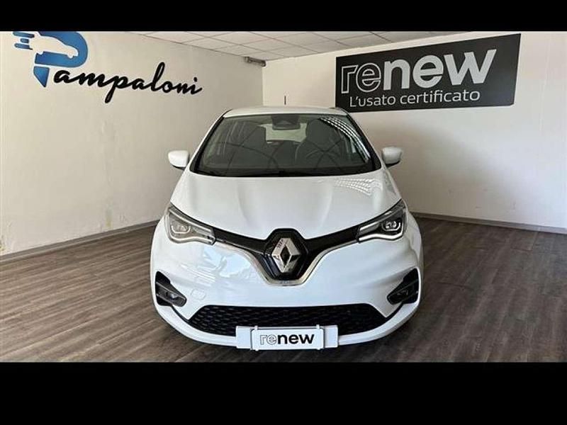 Usata Renault Zoe Zen 80 kW (109 CV) 2020 Bianco pastello Utilitaria