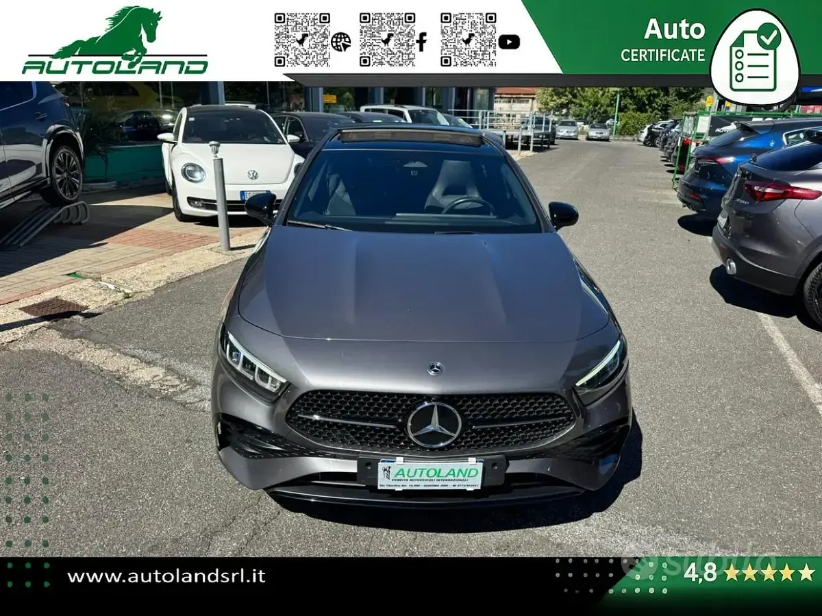 Usata Mercedes A250 Advanced Plus 163 CV (119 kW) 2023 Grigio Berlina