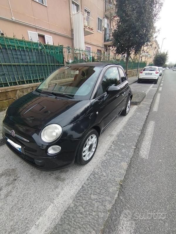 Usata Fiat 500 2008 Nero Utilitaria