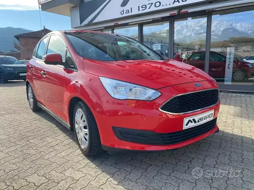 Usata Ford C-MAX Ambiente 101 CV (74 kW) 2019 Rosso Monovolume