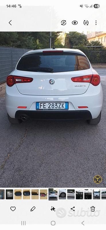 Usata Alfa Romeo Giulietta 109 CV (80 kW) 2016 Bianco Utilitaria