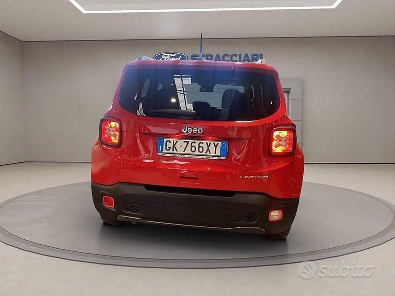 Usata Jeep Renegade Limited 131 CV (96 kW) 2022 Rosso metallizzato SUV