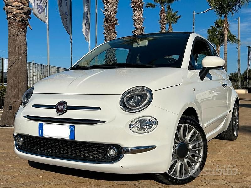 Usata Fiat 500C Lounge 70 CV (51 kW) 2018 Bianco Cabrio