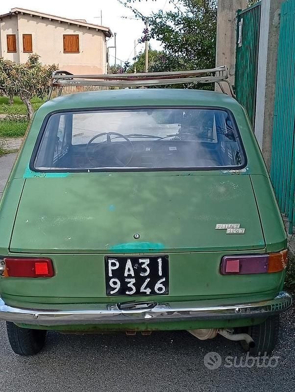 Usata Fiat 127 1970 Verde Berlina