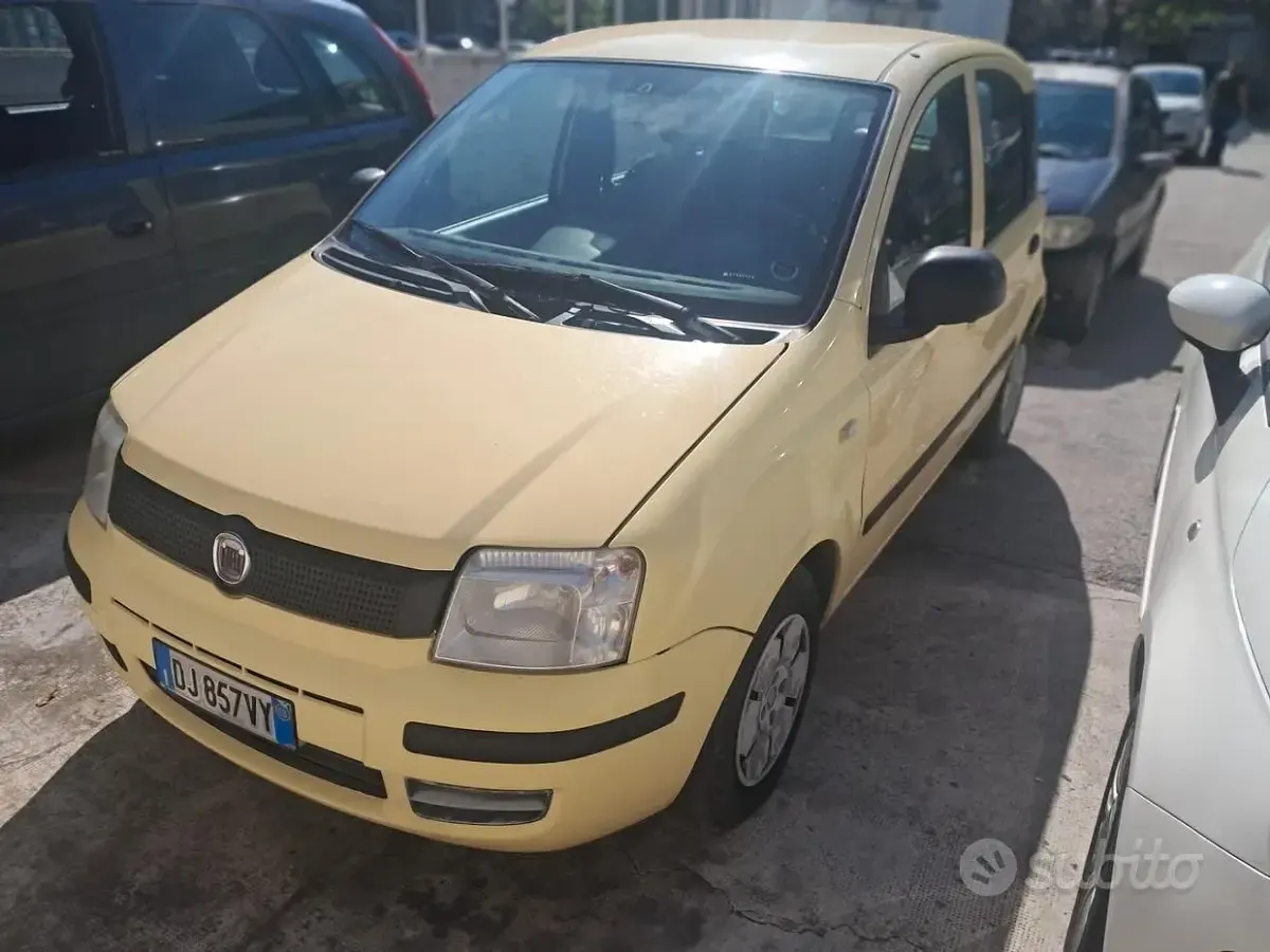 Usata Fiat Panda 54 CV (39 kW) 2008 Giallo Utilitaria