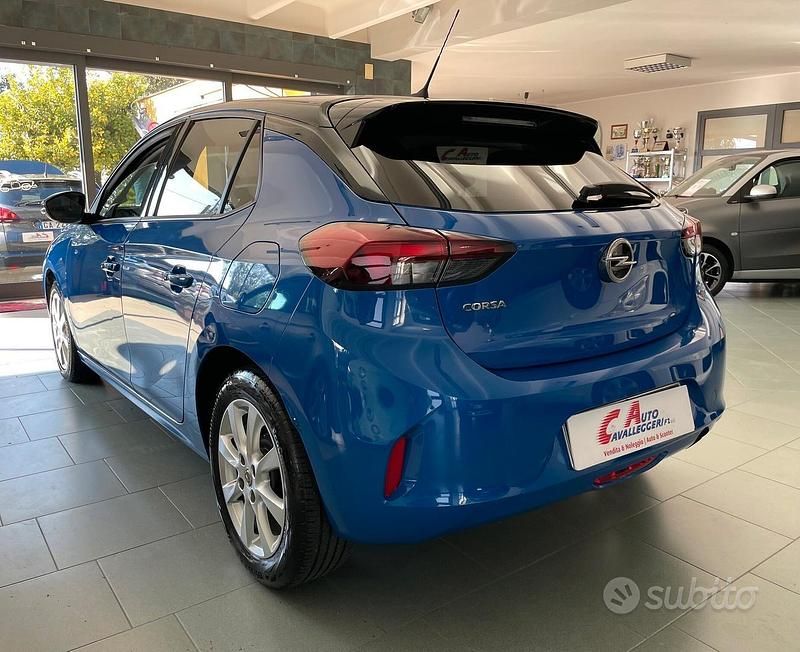 Usata Opel Corsa Edition 75 CV (55 kW) 2021 Blu Berlina