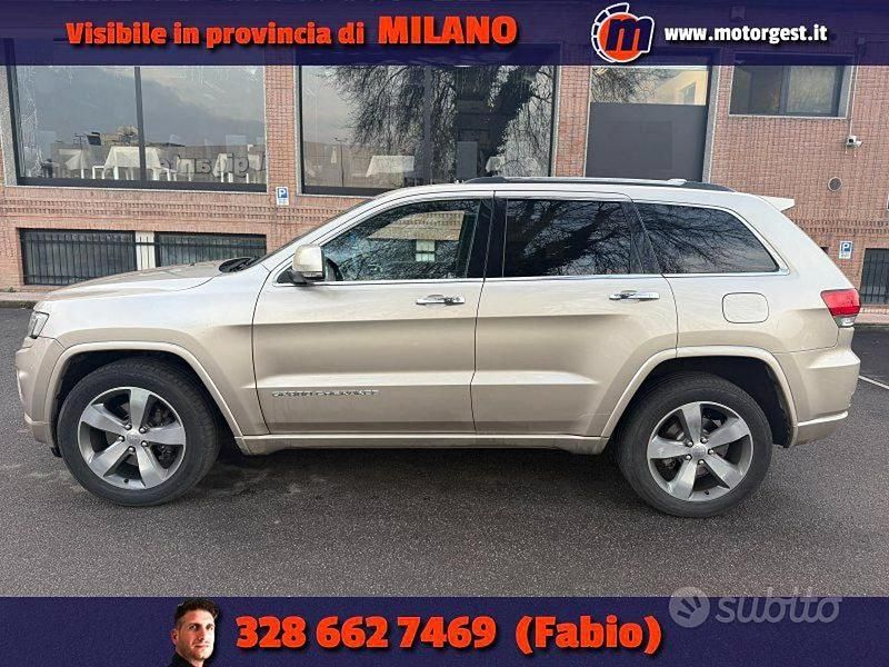 Usata Jeep Grand Cherokee Overland 250 CV (183 kW) 2014 Beige SUV