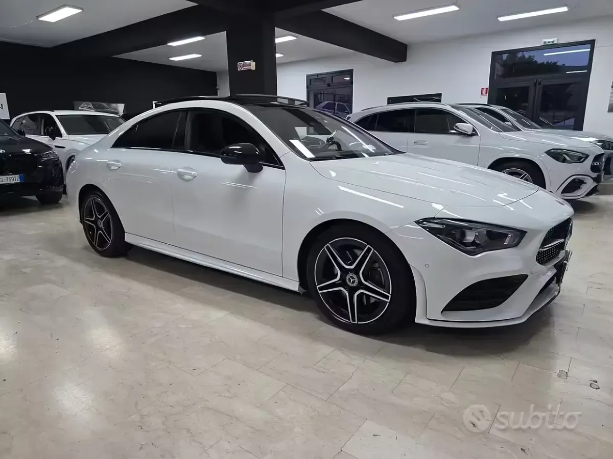Usata Mercedes CLA200 Premium 150 CV (110 kW) 2021 Bianco Coupé