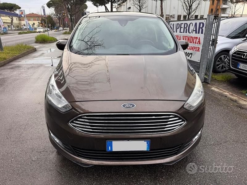 Usata Ford C-MAX S 125 CV (91 kW) 2015 Marrone Monovolume