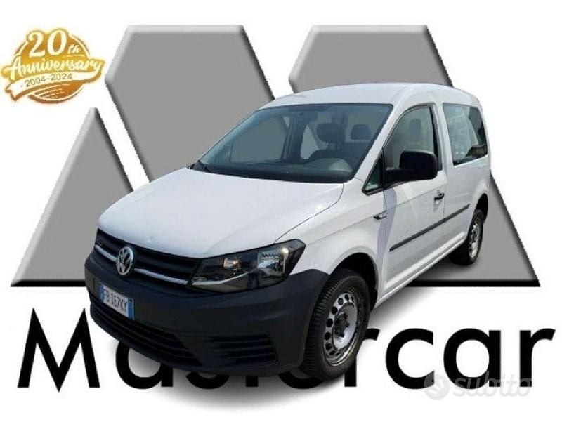 Usata VW Caddy 102 CV (75 kW) 2015 Bianco Monovolume