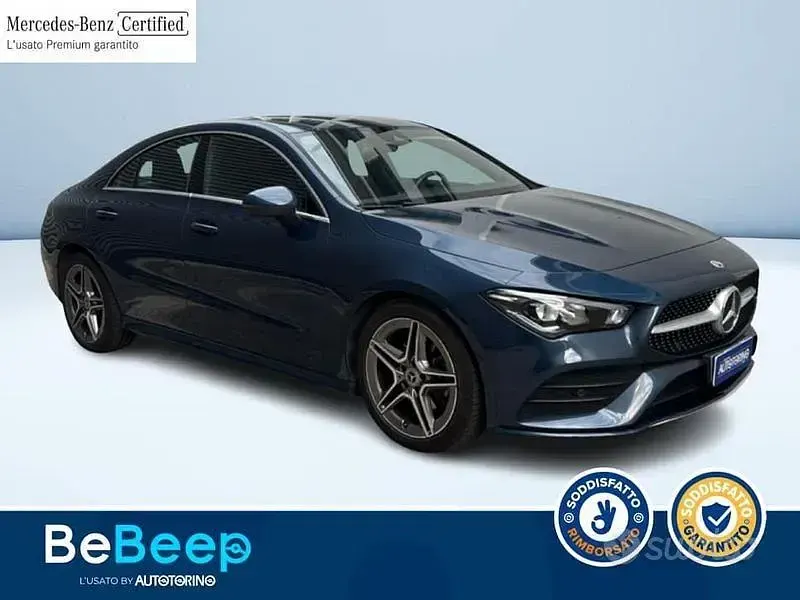 Usata Mercedes CLA180 Premium 136 CV (100 kW) 2023 Blu metallizzato Coupé