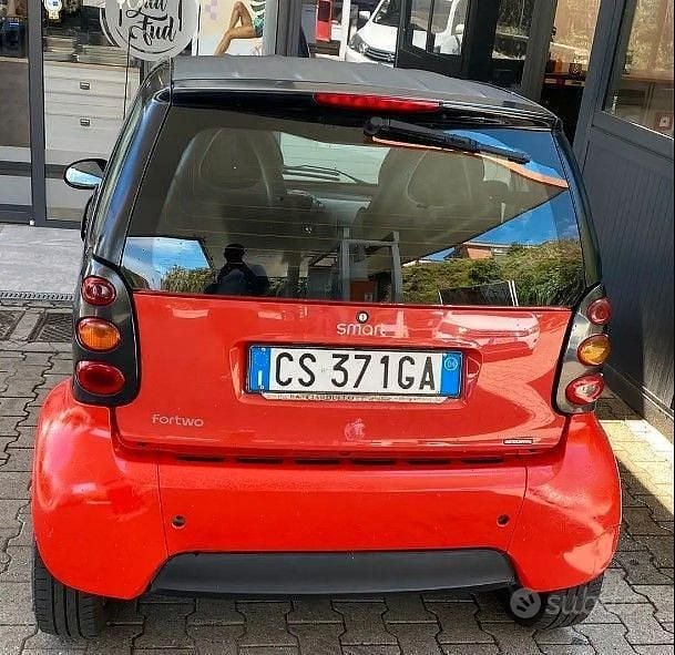 Usata Smart ForTwo Cabrio 2004 Rosso Cabrio