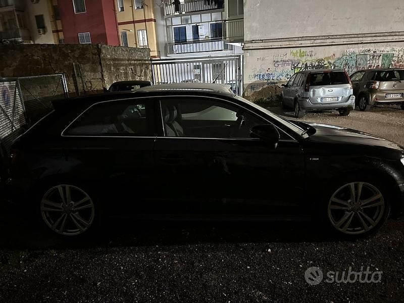 Usata Audi A3 S-Line 150 CV (110 kW) 2012 Nero Utilitaria