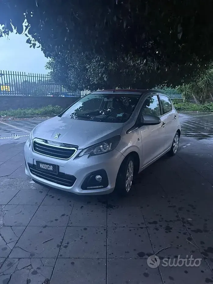 Usata Peugeot 108 Allure 69 CV (50 kW) 2015 Grigio Berlina
