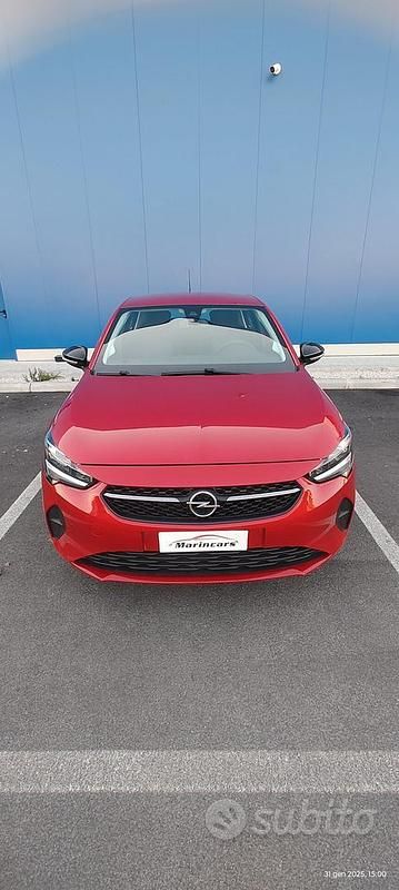 Usata Opel Corsa Edition 100 CV (73 kW) 2020 Rosso Utilitaria