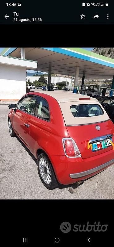 Usata Fiat 500 75 CV (55 kW) 2009 Cabrio