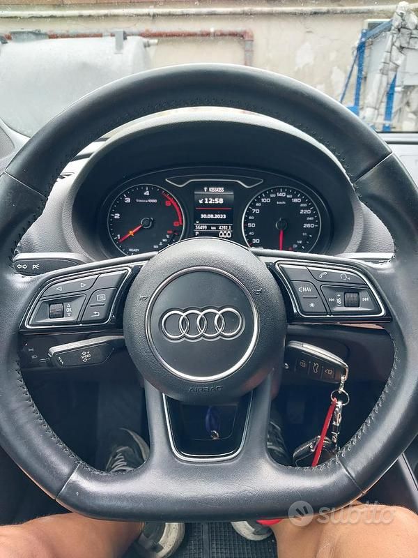 Usata Audi A3 116 CV (85 kW) 2018 Nero Berlina