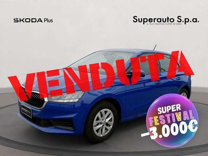 Usata Skoda Fabia Ambition 95 CV (69 kW) 2023 Blu/azzurro Utilitaria