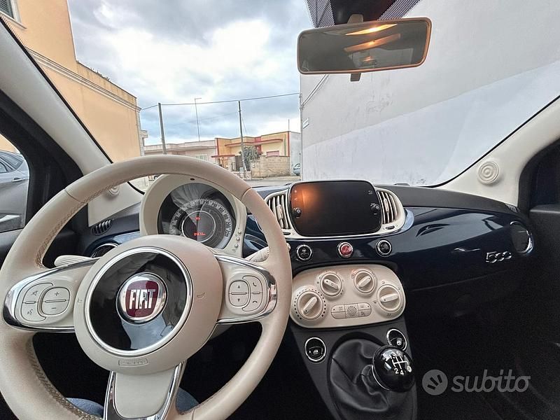 Usata Fiat 500 69 CV (50 kW) 2020 Blu Utilitaria