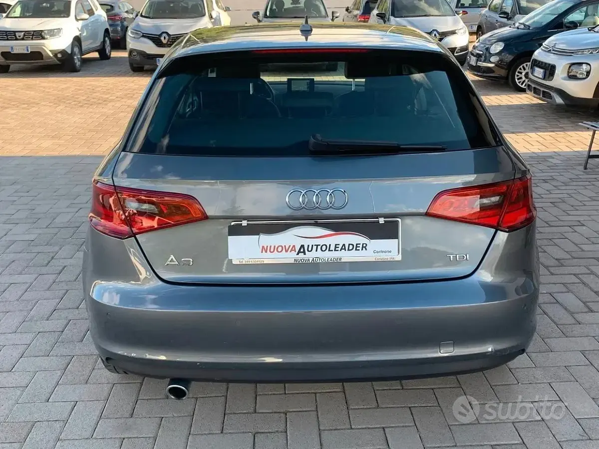 Usata Audi A3 Ambition 110 CV (80 kW) 2014 Grigio Berlina